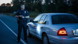Outer Banks DUI lawyer roadside traffic stop scene in North Carolina