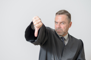 Judge Thumbs Down